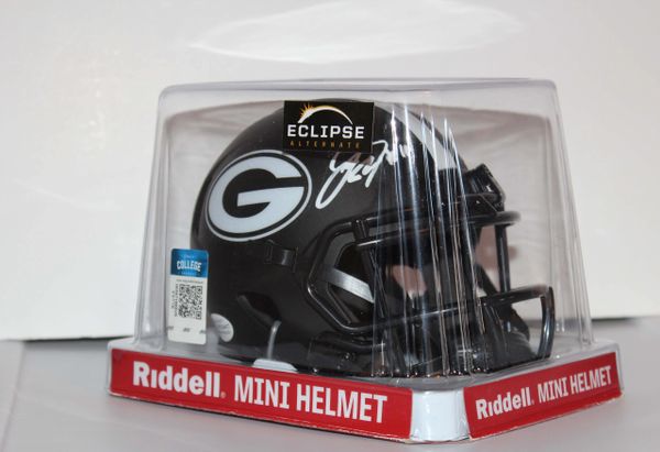Jake Fromm Autographed University of Georgia Mini Helmet - Beckett Authenticated
