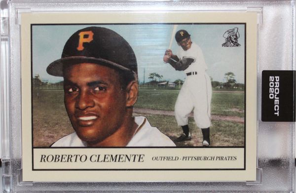 Topps Project 2020 #78 Roberto Clemente Pirates 1955 Card by Oldmanalan