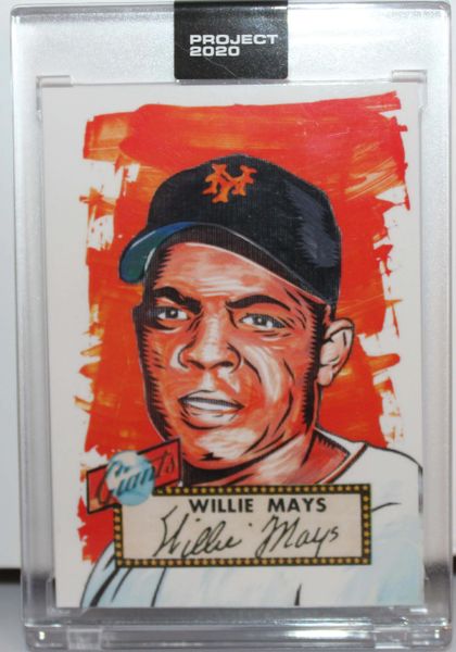 Topps Project 2020 #143 Willie Mays Giants 1952 by Blake Jamieson