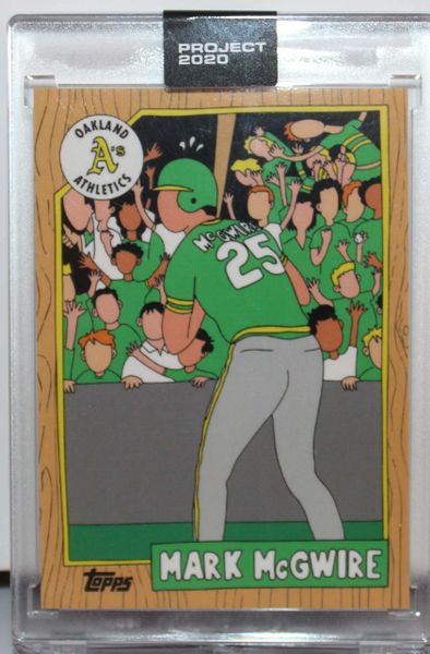 Topps Project 2020 #134 Mark McGwire Athletics 1987 Card by Fucci