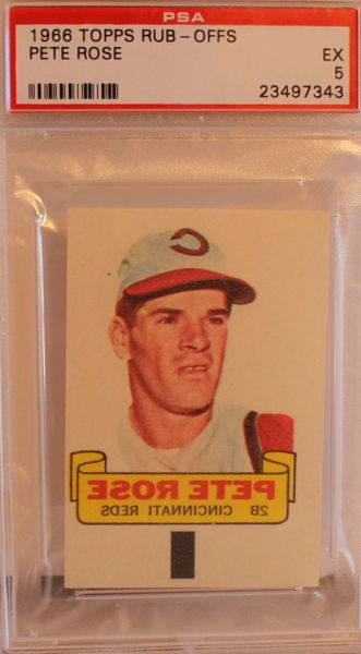 1966 Topps Rub-Offs - Pete Rose - PSA Graded 5 (23497343)