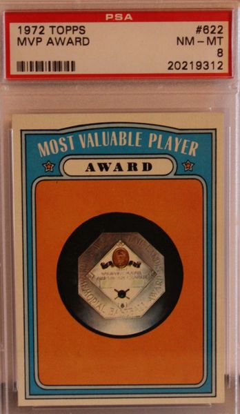 1972 Topps MVP Award - PSA Graded 8 (20219312)