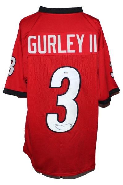 Todd Gurley Signed Red Jersey #3 - Beckett Authenticated
