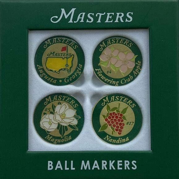 Masters Ball Markers | Quality Sports Collectibles