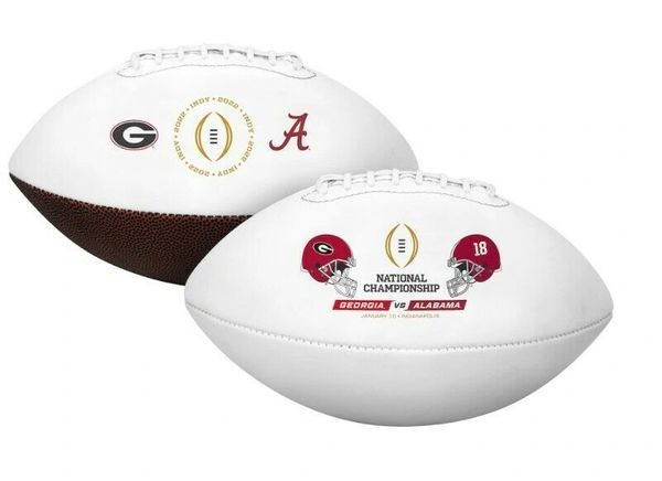 2021 National Championship Georgia Vs Alabama Full Size Football