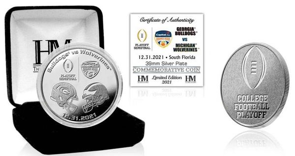 Highland Mint Buffalo Bills vs. Detroit Lions 2022 Thanksgiving Day Game  Silver Mint Coin