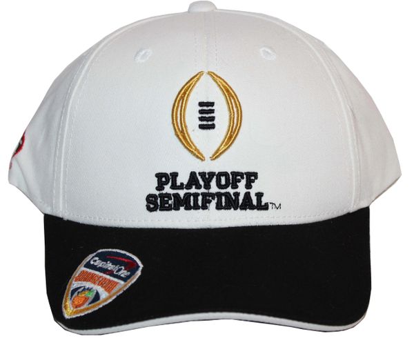 2021 Georgia Bulldog Capital One Orange Bowl Playoff Semifinal Hat - White