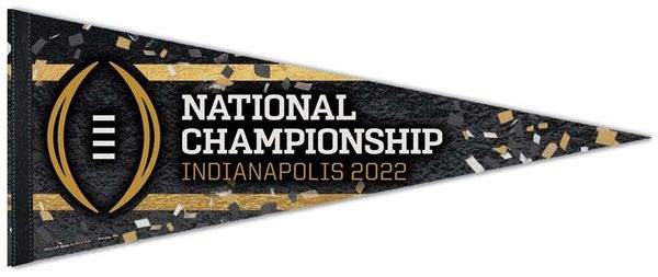 2021 National Championship Pennant - Indianapolis 2022