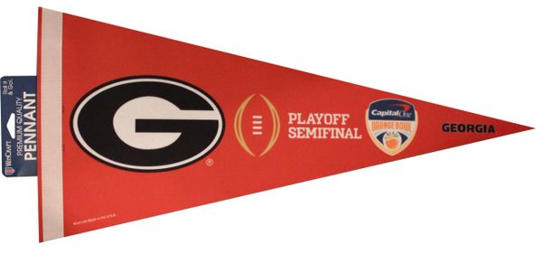 2021 Georgia Bulldogs Capital One Orange Bowl Pennant