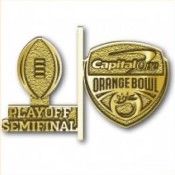 2021 Playoff Semifinal Capital One Orange Bowl Lapel Pin