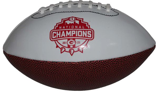 2021 UGA Logo National Champions Mini Football