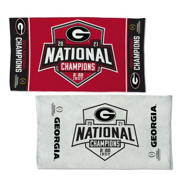 2021 National Champions Georgia Bulldogs Bench Towel