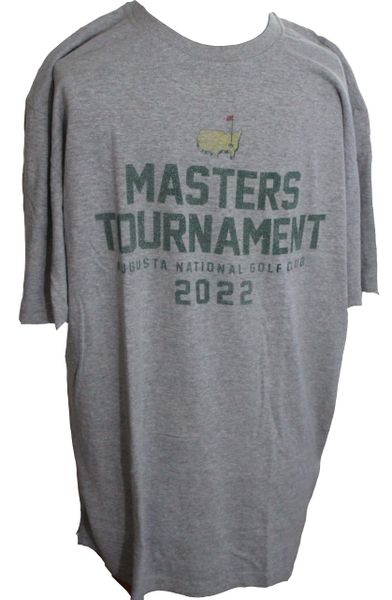 2022 Dated Front Masters Tournament Logo, Gray