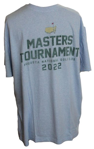 2022 Dated Front Masters Tournament Logo, Light Blue