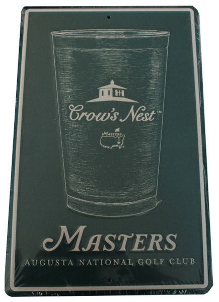 2022 Non-Dated Masters Crow's Nest Metal Sign