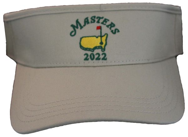 2022 Masters Dated Visor Stone/Black