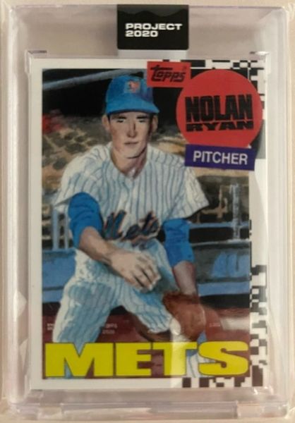 Topps Project 2020 # 147 Nolan Ryan Mets 1969 Card Designed By Jacob Rochester