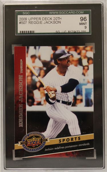 2009 Reggie Jackson - Upper Deck 20th - SGC Graded 9 (8179433-055)