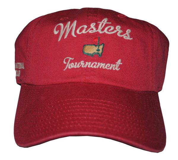 Non-Dated Masters Tournament, Augusta National Golf Club Slouch Hat, Red