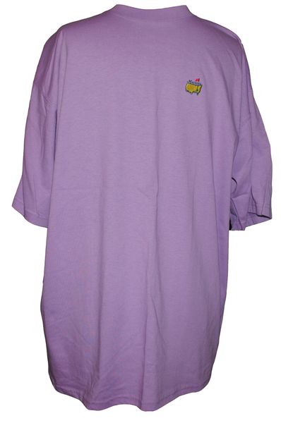 Undated Masters Embroidered Logo Shirt, Lilac