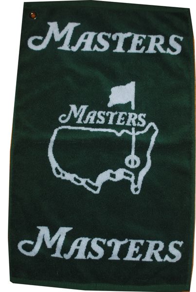 Masters Towel, Green/White
