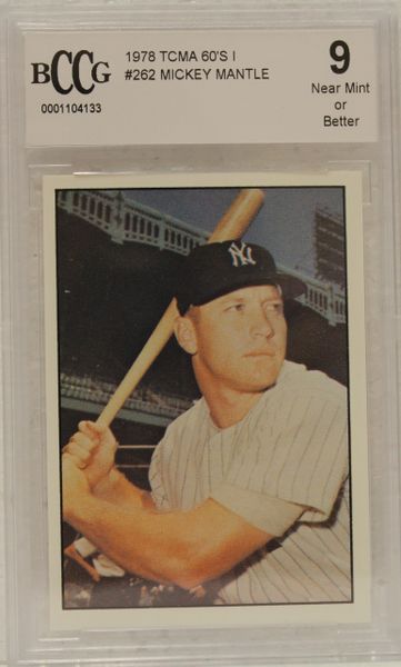 Mickey Mantle - 1978 TCMA 60'S - BCCG Graded 9 - 0001104133