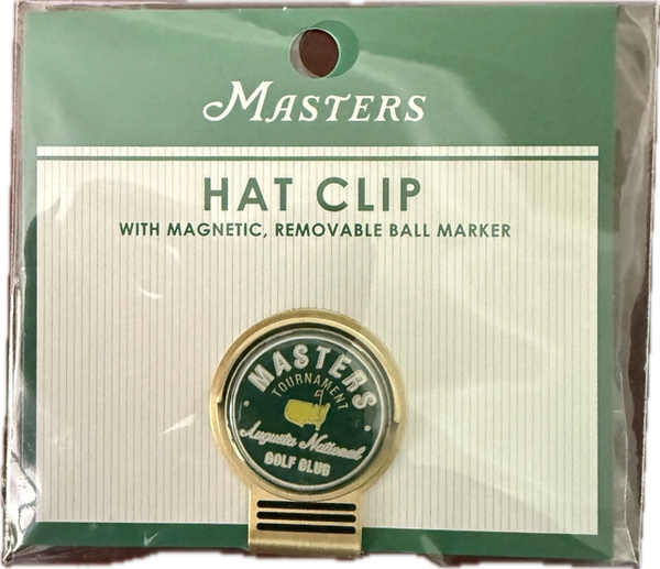 2019 Masters Hat Clip With Magnetic, Removable Ball Marker