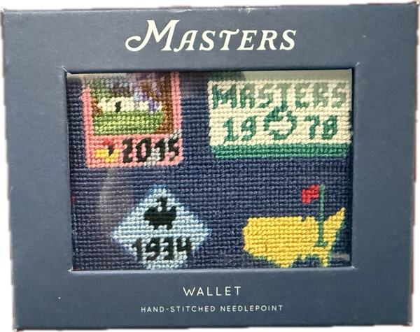 2025 Non Dated Masters Hand Stitched Needlepoint Wallet