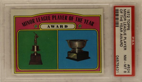 1972 Topps Minor League Player Of The Year Award - PSA Graded 8 (04575431)