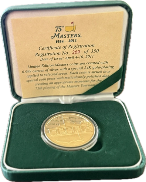 2011 Masters 75th Commemorative Coin