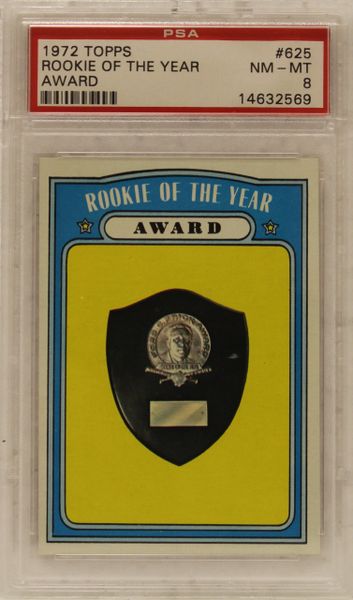 1972 Topps Rookie Of The Year Award - PSA Graded 8 (14632569)