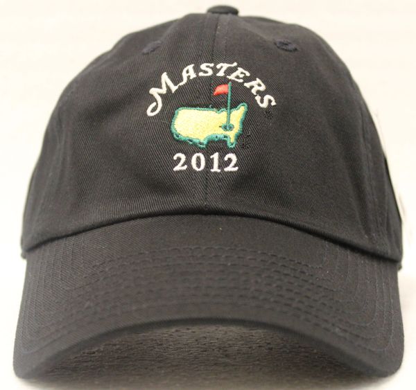 2012 Dated Masters Slouch Hat With Date Below Masters Logo, Black