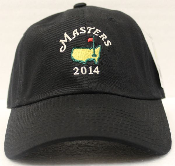 2014 Dated Masters Slouch Hat With Date Below Masters Logo, Black