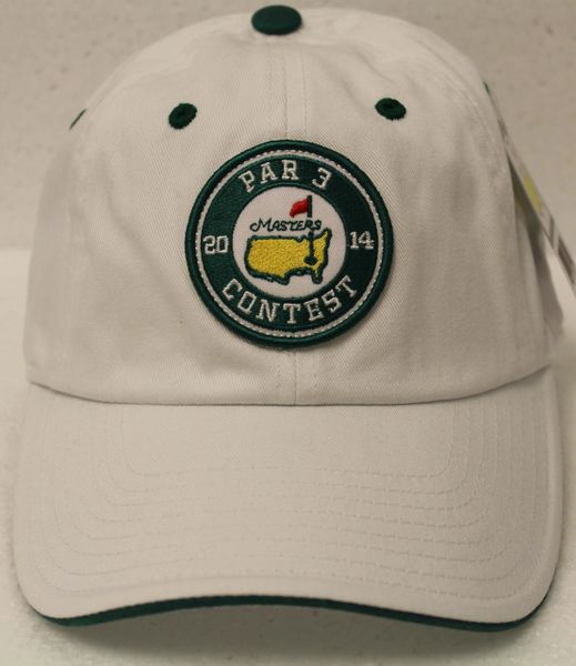 2014 Dated Masters Par 3 Contest Slouch Hat, White