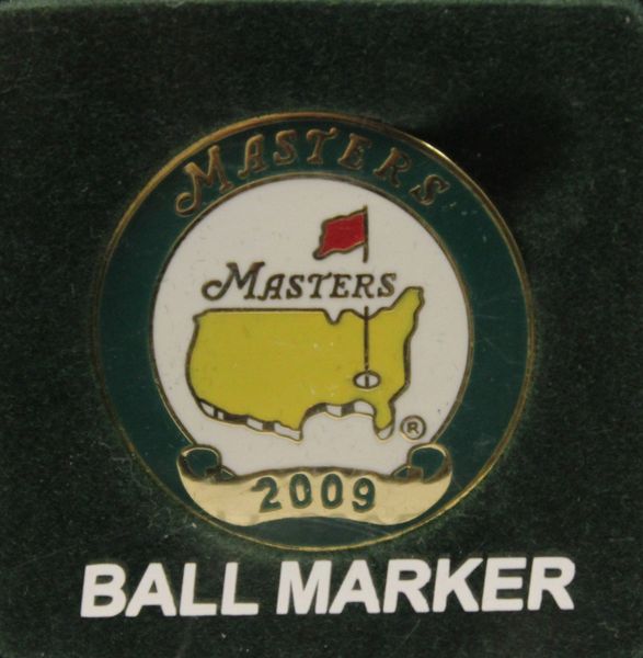 2009 Masters Tournament Flat Ball Marker