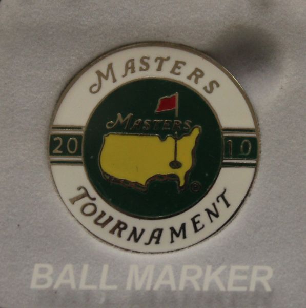 2010 Masters Tournament Flat Ball Marker