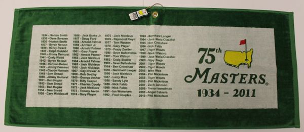 75th Masters Pro Golf Towel
