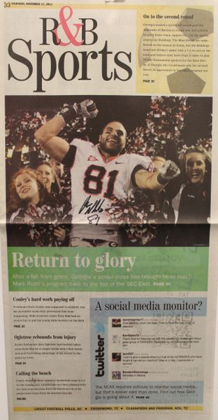 Aron White -Autographed Red & Black Sports Section - Return To Glory - November 17, 2011