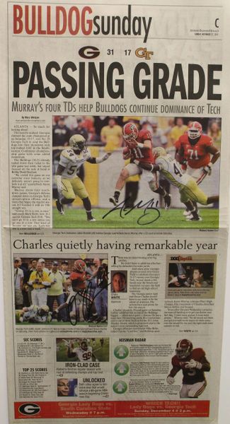 Aaron Murray / Orson Charles - Athens Banner-Herald - Sunday November 27, 2011