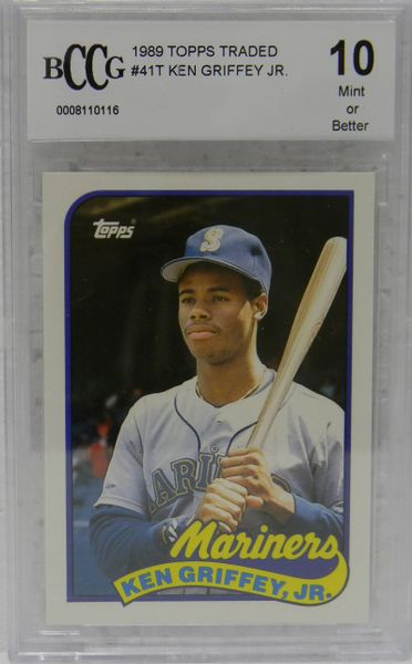 Ken Griffey, Jr. - Mariners - 1989 TOPPS Traded - BCCG Graded 10 Mint - 0008110116