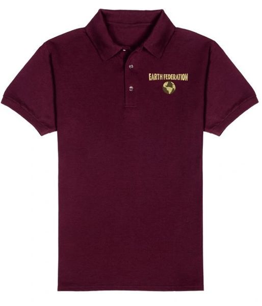maroon polo shirt school