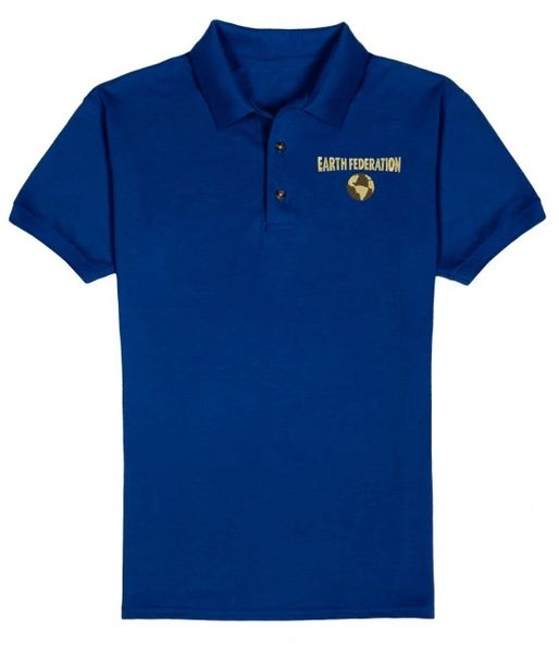 Men's Blue Polo Shirt | Earth Federation Online Store