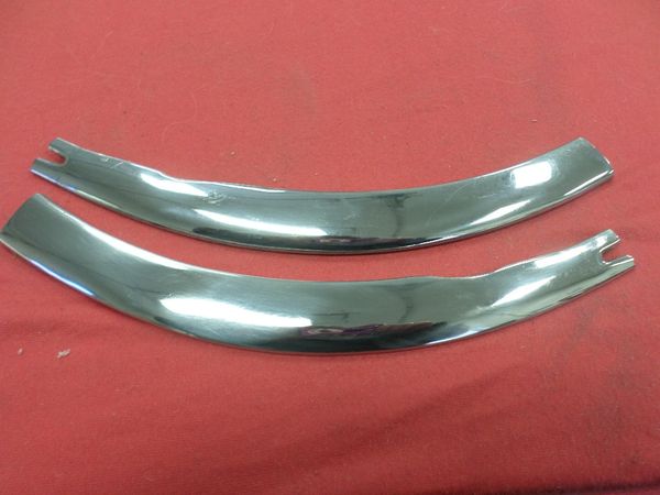 1959 - 1960 Impala Pair of Lower Rear Window Extension Moldings (2 dr HT)