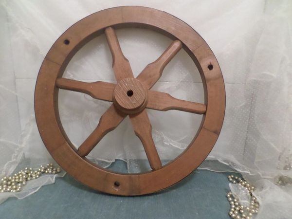 Western Wooden Wagon Wheel Chandelier Lighting Rustic DIY Project