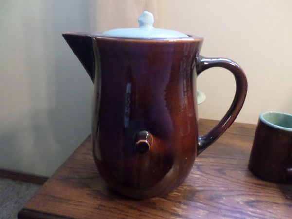 Red Wing Pottery Village Green Vintage Coffee Pot Server