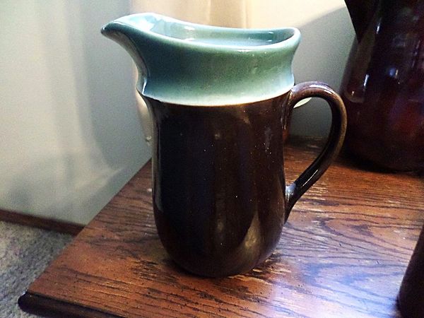 Red Wing Provincial Oomph Pattern Vintage Water Pitcher without Lid