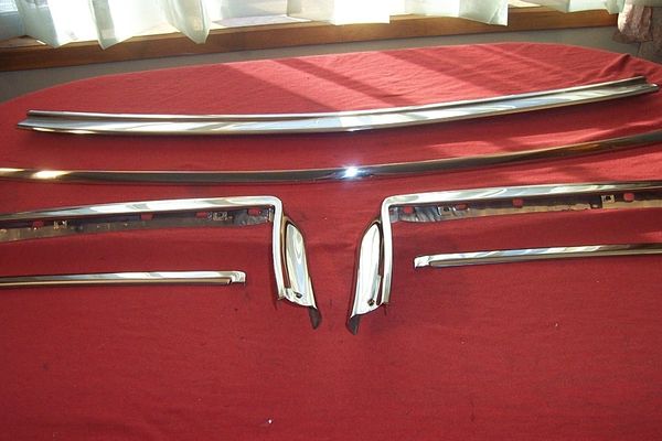 1965 - 1967 Impala Convertible Header & Windshield Trim (Restored)