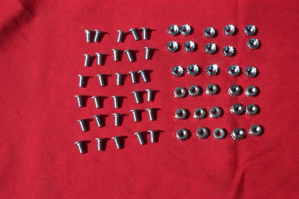 Grille Rivets & KEPS Nuts 10-24 x 3/8" (60 pc)