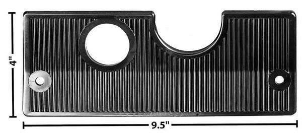 1963 1964 Impala Lower Steering Column Firewall Plate - Manual/4 Spd (NEW)