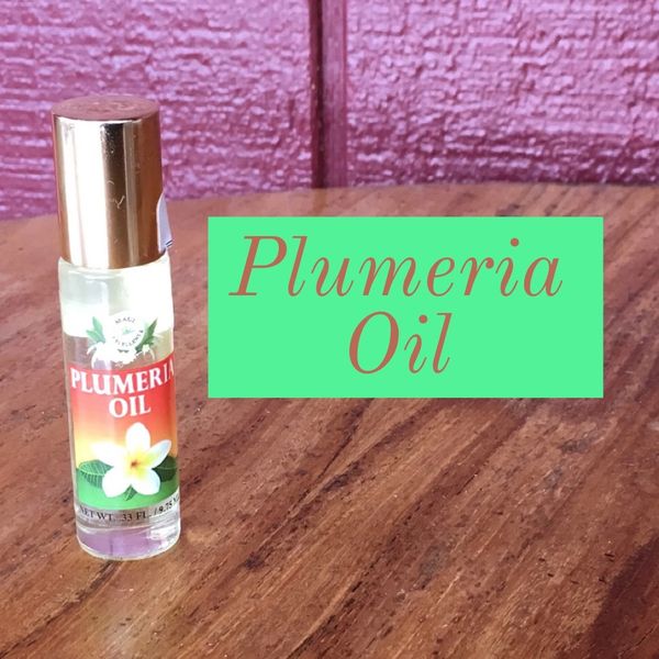 Plumeria Oil by Maui Excellent, 9.75 ml size